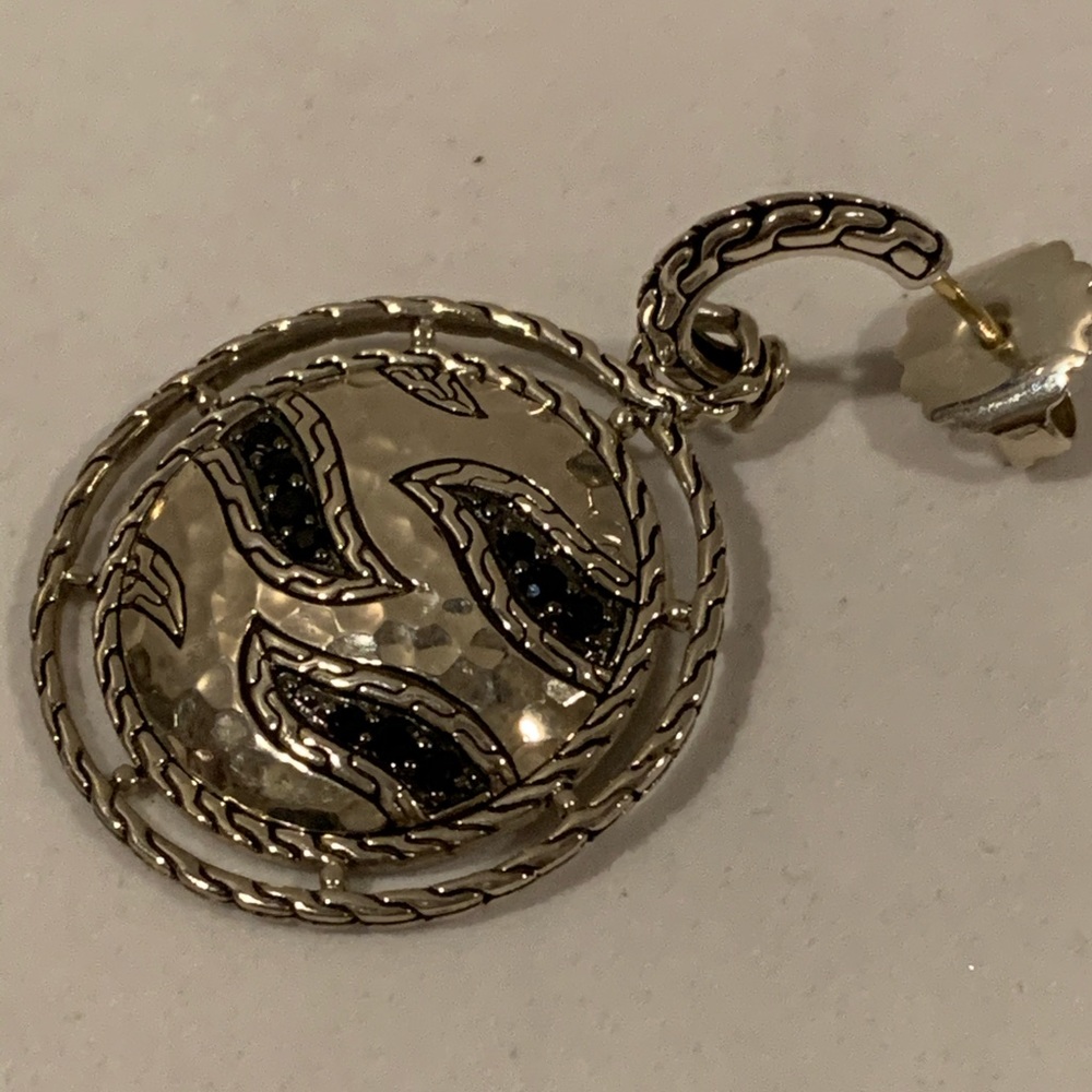 John Hardy Palu Macan silver black sapphire SET - Picture 8 of 8